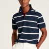 Filbert Navy/White Striped Polo Shirt