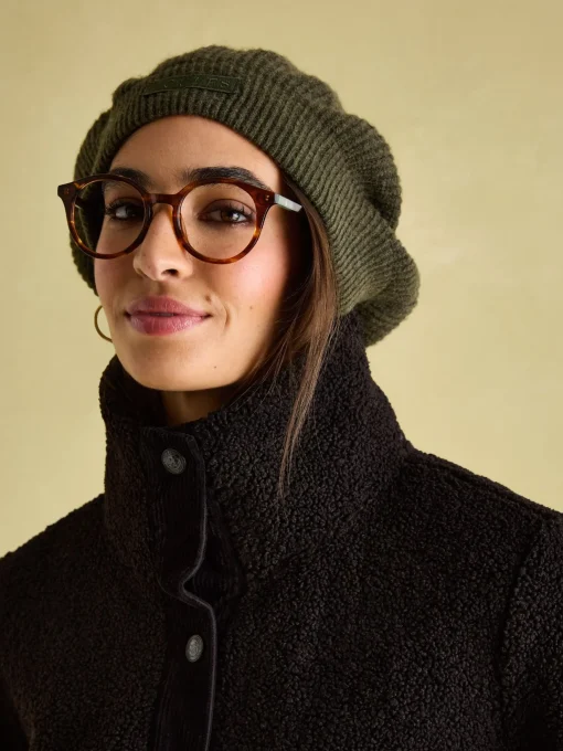 Fleur Black Fleece Jacket