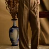 Foxley Check Wide Leg Tweed Trousers