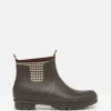Foxton Chocolate Brown Neoprene Lined Ankle Wellies