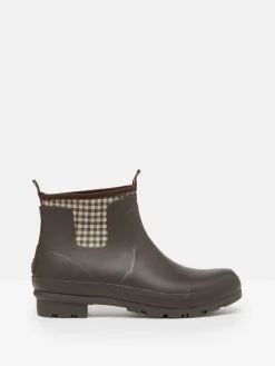 Foxton Chocolate Brown Neoprene Lined Ankle Wellies