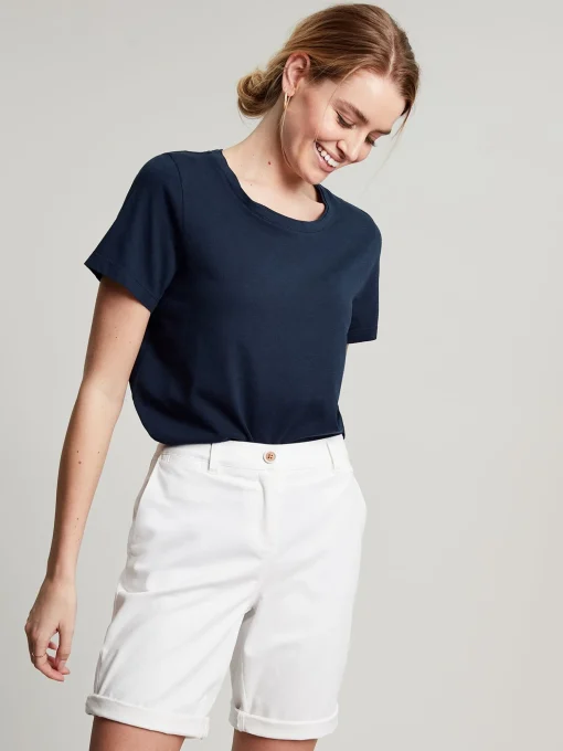 Frankie Navy Blue Crew T-Shirt