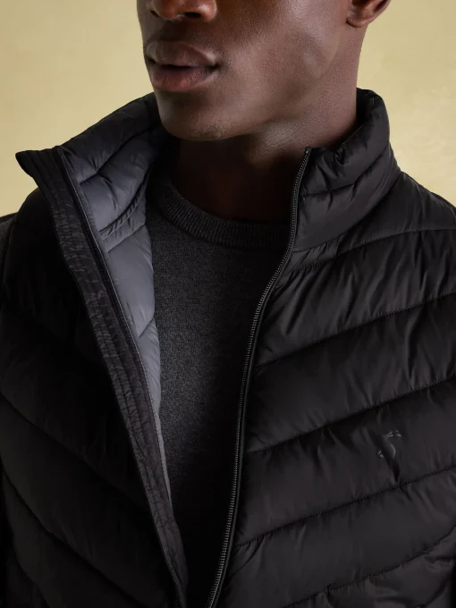Garrett Black Showerproof Padded Gilet