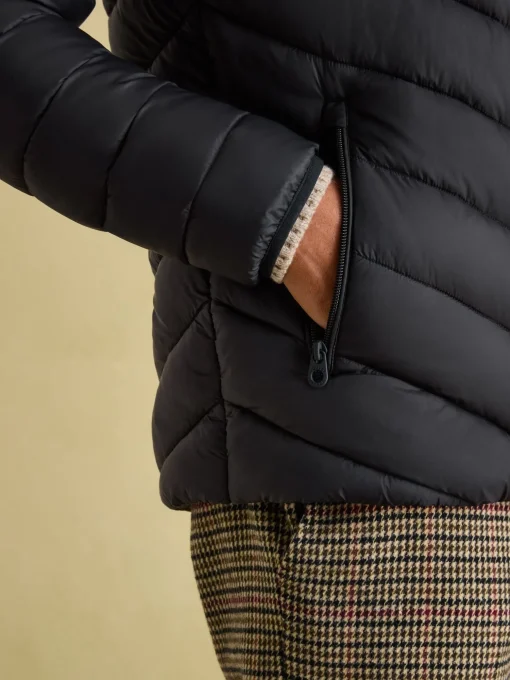 Garrett Black Showerproof Padded Jacket