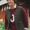 Gibson Brown Quilted Lightweight Gilet