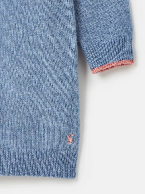 Girls' Charlotte Blue & Pink Fair Isle Jumper Dress