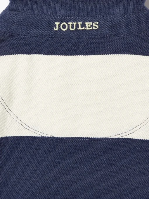 Girls' Orla Navy Stripe Polo Shirt Dress