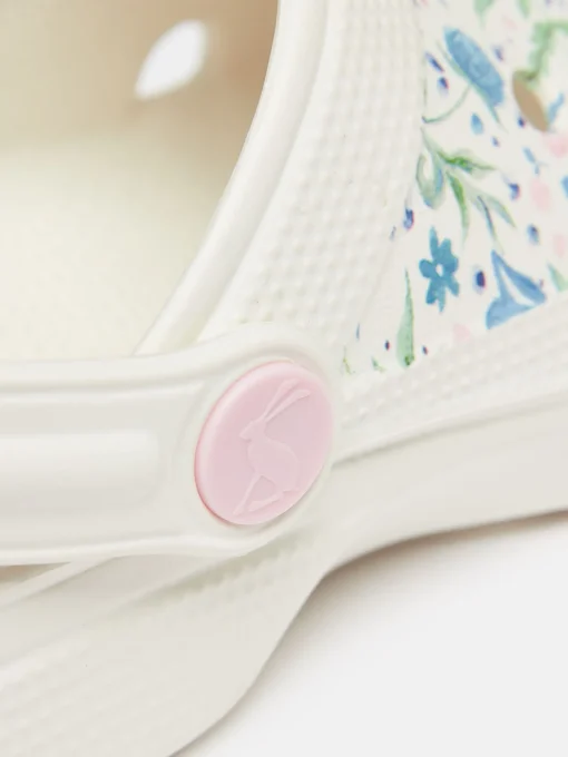 Girls' Poole Cream EVA Printed Clogs