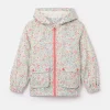 Girls' Windbreaker Multi Floral Waterproof Raincoat