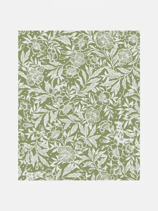 Green Twilight Ditsy 10M Wallpaper