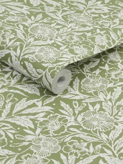 Green Twilight Ditsy 10M Wallpaper