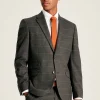 Green Window Pane Check Slim Fit Suit Jacket