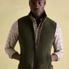 Greenfield Green Full Zip Fleece Gilet