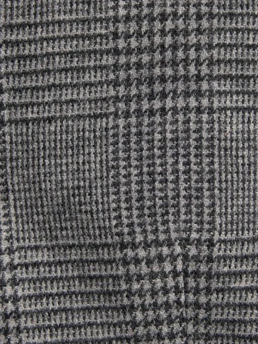 Grey Prince of Wales Check Slim Fit Blazer