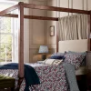 Grove Floral Blue 100% Cotton Bedding Set