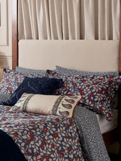 Grove Floral Blue 100% Cotton Bedding Set