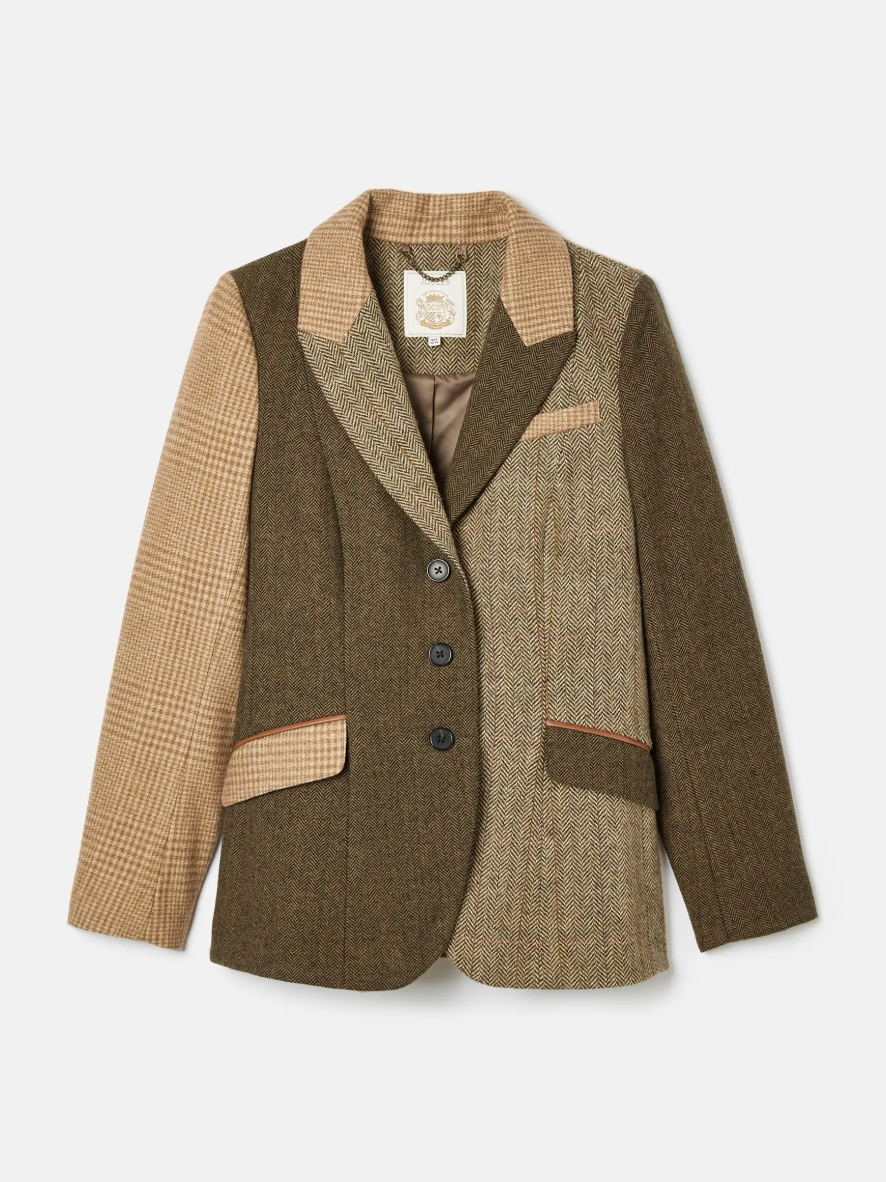Harlow Multi Hotchpotch Tweed Blazer