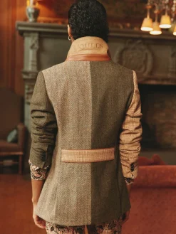 Harlow Multi Hotchpotch Tweed Blazer