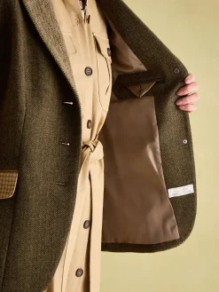 Harlow Multi Hotchpotch Tweed Blazer