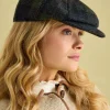Harrogate Green/Blue Baker Boy Hat