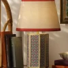 Helmingham Floral Print Claw Foot Table Lamp