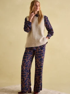 Holly Camel Longline Knitted Vest