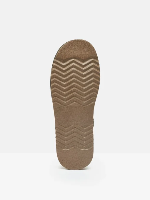 Homebound Dark Green Quilted Slippers