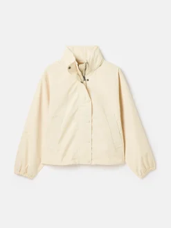 Hove Cream Waterproof Windbreaker Jacket
