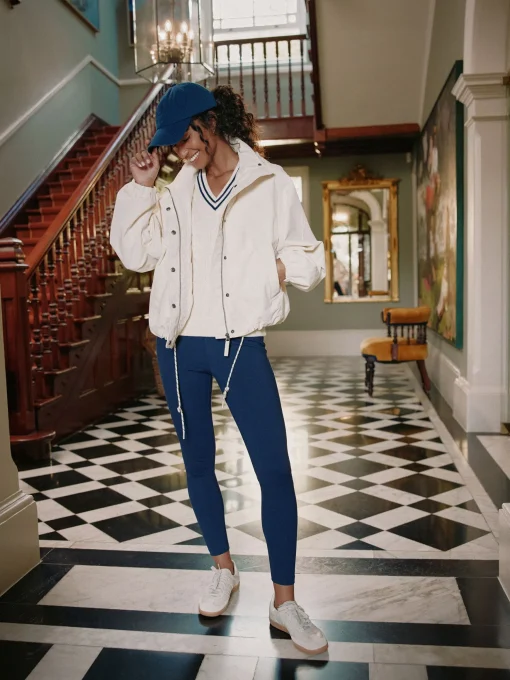 Hove Cream Waterproof Windbreaker Jacket