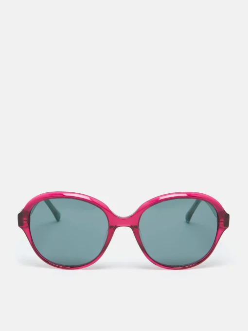 Hyacinth Red Round Rimmed Sunglasses