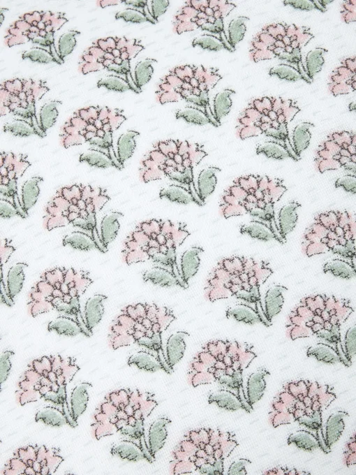Indienne Green 100% Cotton Printed Cushion