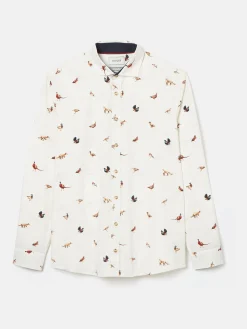 Invitation Cream Cotton Shirt