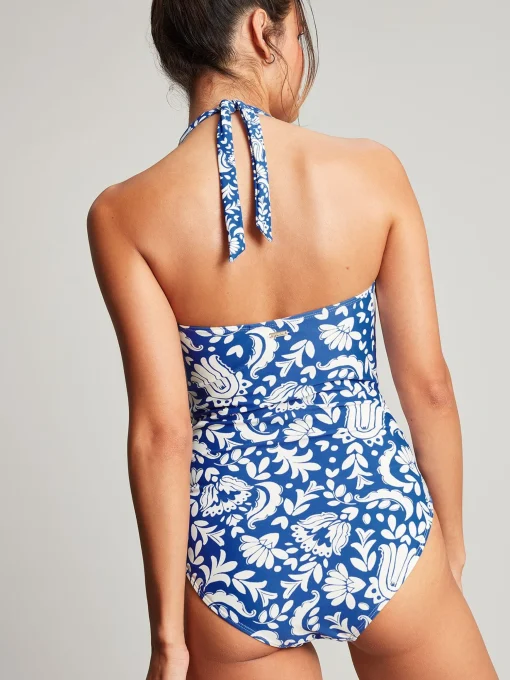 Jasmine Blue Mosaic Swimsuit