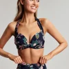 Jasmine Navy Floral Bikini Top
