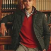 Jasper Green Diamond Quilted Blazer