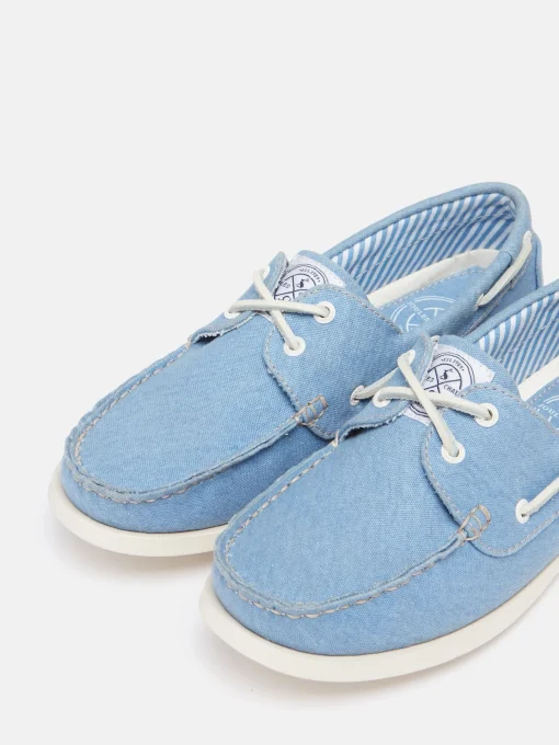 Joules X Chatham Blue Jetty Deck Shoes