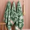 Juliette Green 100% Cotton Towel