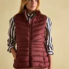 Kenley Burgundy Showerproof Padded Gilet