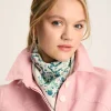 Kensington Cream Cotton Square Scarf