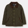 Kids' Ambrose Green Diamond Quilted Jacket