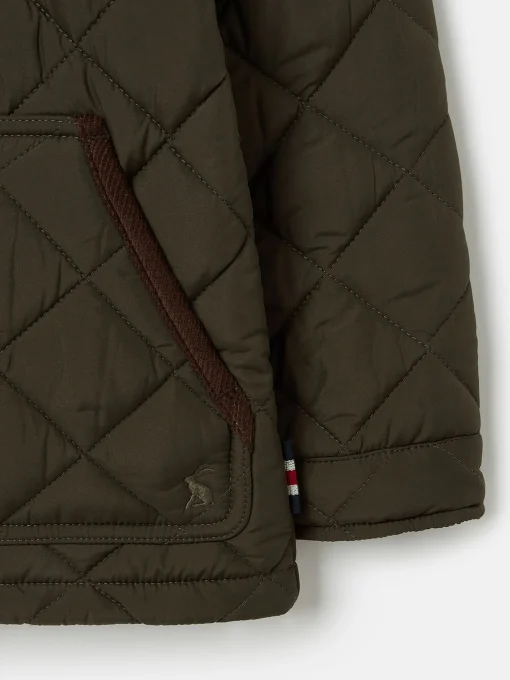 Kids' Ambrose Green Diamond Quilted Jacket