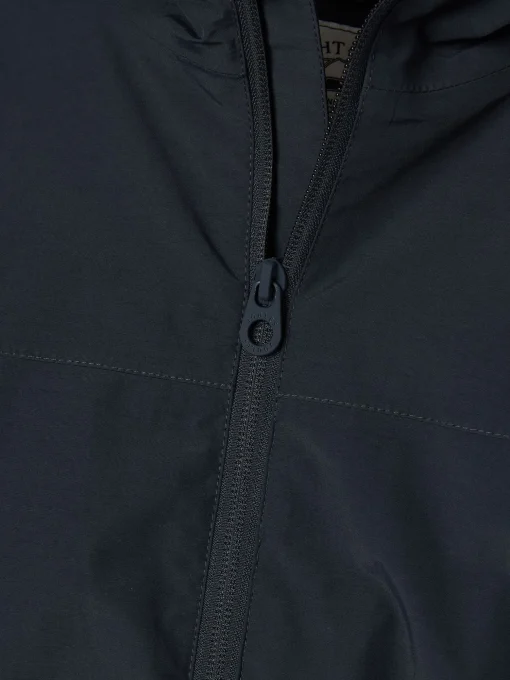 Kids' Ayston Navy Blue Waterproof Fleece Lined Raincoat