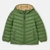 Kids' Cairn Green Showerproof Padded Coat