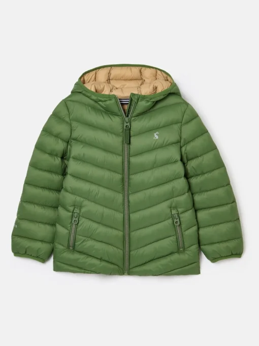 Kids' Cairn Green Showerproof Padded Coat