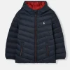 Kids' Cairn Navy Blue Showerproof Padded Jacket