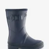 Kids' Classic Navy Blue Adjustable Wellies