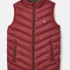 Kids' Crofton Burgundy Red Showerproof Quilted Gilet