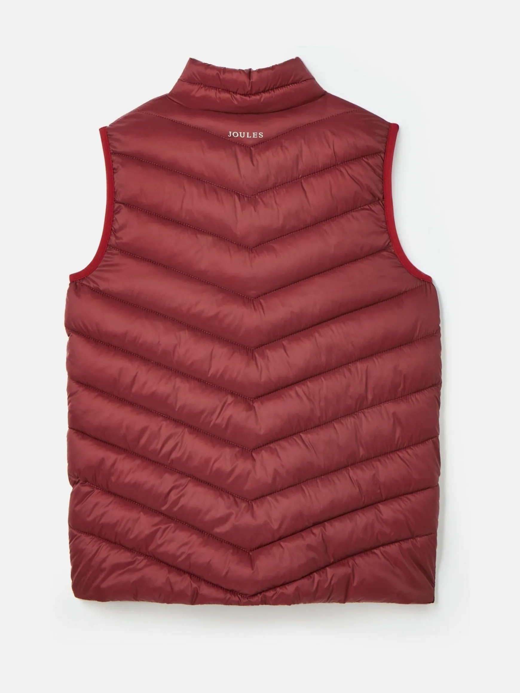 Kids' Crofton Burgundy Red Showerproof Quilted Gilet