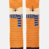 Kids' Fluffy Orange Character Socks