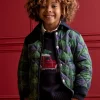 Kids' Freddie Green Check Quilted Checked Jacket